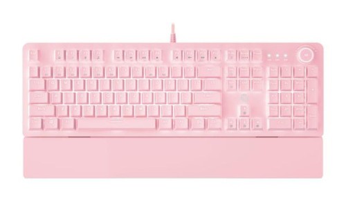 Fantech MK853 Maxpower Mechanical Gaming Keyboard – Pink (Red/Blue Switch)