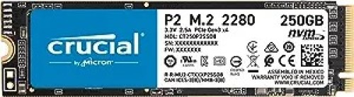 Crucial P2 250GB 3D NAND NVMe PCIe M.2 SSD Up To 2400MB/s - CT250P2SSD8