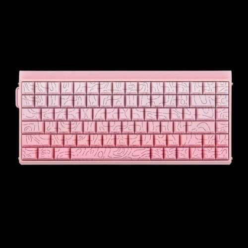 AULA Hero84 HE Hall Effect Magnetic Keyboard(Gradient-Pink) – 8K Hz, Rapid Trigger, RGB Gaming Keyboard