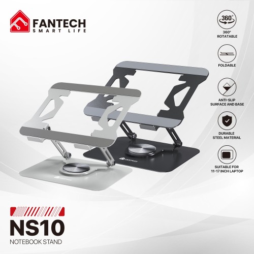Fantech NS10 Steel Laptop Stand With 360° Rotating Base