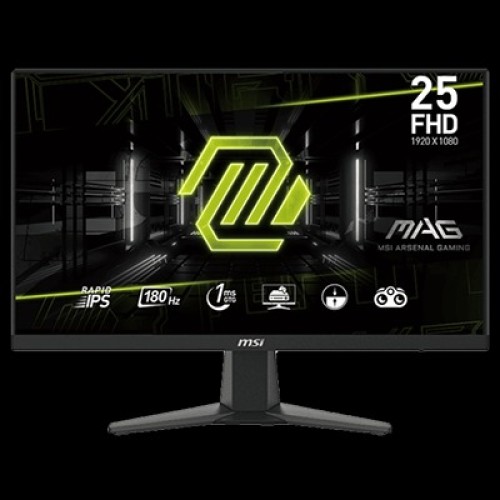 MSI MAG 256F 24.5" FHD 180Hz Rapid IPS Gaming Monitor