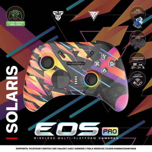 WGP15 EOS Pro Wireless Multi-Platform Gaming Controller – Solaris (BT 5.0, 18H Battery)