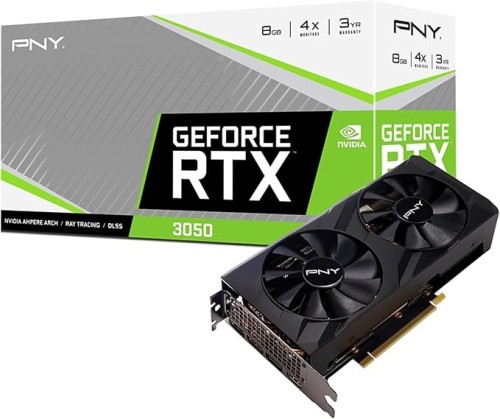 PNY GeForce RTX™ 3050 8GB Verto Dual Fan Graphics Card
