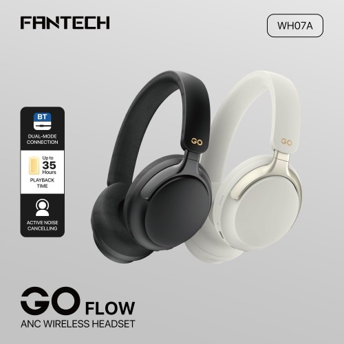 Fantech WH07A Go Flow ANC Wireless Headphone | Bluetooth 5.3 | 40mm Drivers | 35H Battery Life