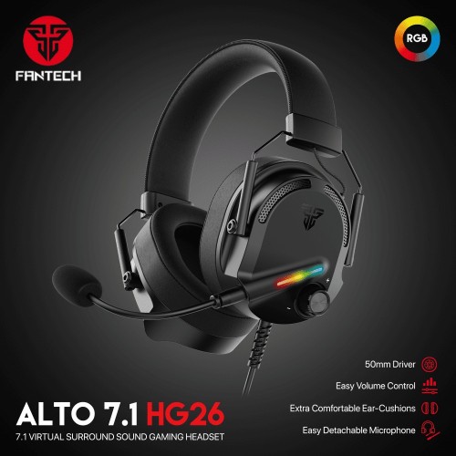 Fantech HG26 Alto RGB 7.1 Surround Sound Gaming Headset