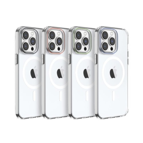 Devia IPhone 15 Graceful Series Magnetic Case With Colorful Camera Frame