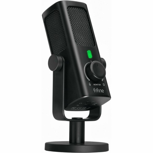 FIFINE Profile3 USB Condenser Microphone – 24-bit/192kHz, Mute & I/O Control