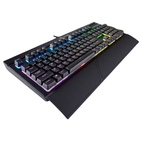 CORSAIR - USB 2.0 Type-A K68 RGB Mechanical Gaming Keyboard RGB Backlit Cherry MX Red Switch - Black