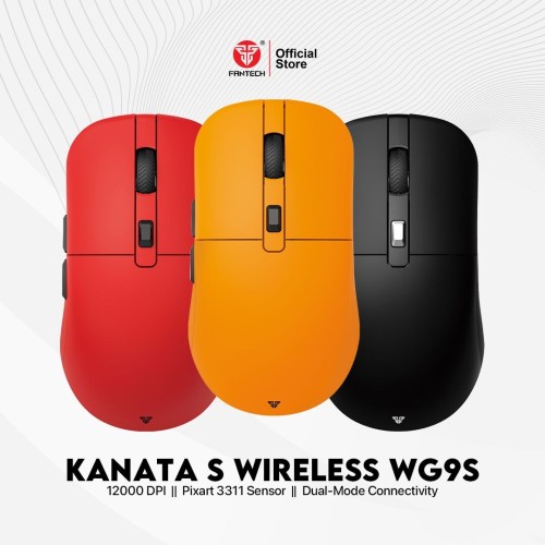 WG9S Kanata S Wireless Gaming Mouse – Pixart 3311 Sensor, 70H Battery Life