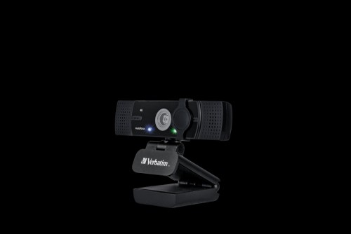 Verbatim AWC-03 Ultra HD 4K Autofocus Webcam With Dual Microphone – USB Plug & Play