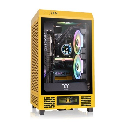 Thermaltake The Tower 200 Mini-ITX PC Case – Bumblebee