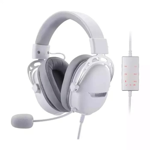 REDRAGON H376 AURORA WIRED GAMING HEADSET - WHITE