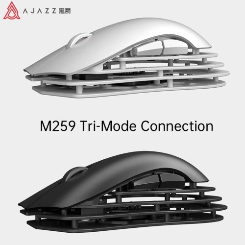 AJAZZ Light Kryptonite Shadow M259 Magnesium Alloy Mouse - 26,000 DPI, Tri-Mode Connectivity, RGB Lighting