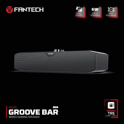 Fantech GS206 Groove Bar Wired 6W Gaming Speaker