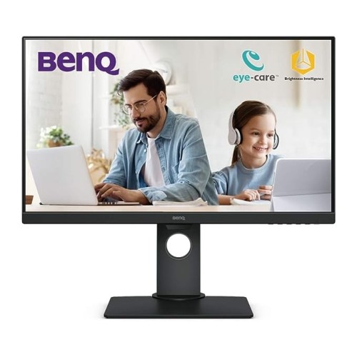 BenQ GW2780T 27 Inch (68cm) 1920 X 1080 Pixels IPS Full HD Ultra-Slim Bezel Monitor- Height Adjustment, Eye Care, Anti-Glare, Brightness Intelligence, Speakers, Color Weakness Mode, HDMI, DP (Black)
