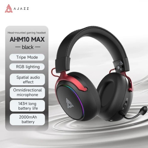 AJAZZ AHM10 MAX Tri-Mode Wireless Gaming Headphone