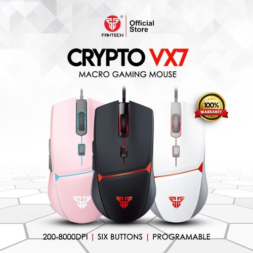 CRYPTO VX7 Macro Wired Gaming Mouse