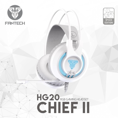 Fantech CHIEF II HG20 RGB Gaming Headset – White