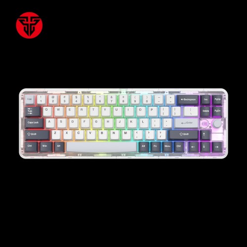 Fantech Maxfit70 MK911 Vibe Edition London Tour Wireless Mechanical Gaming Keyboard – Milky Brown Switch