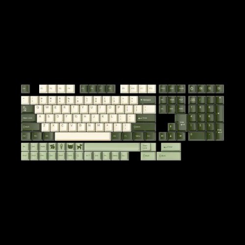 Fantech ACK01 Milky Matcha PBT Dual-Shot Keycaps Set – Cherry Profile
