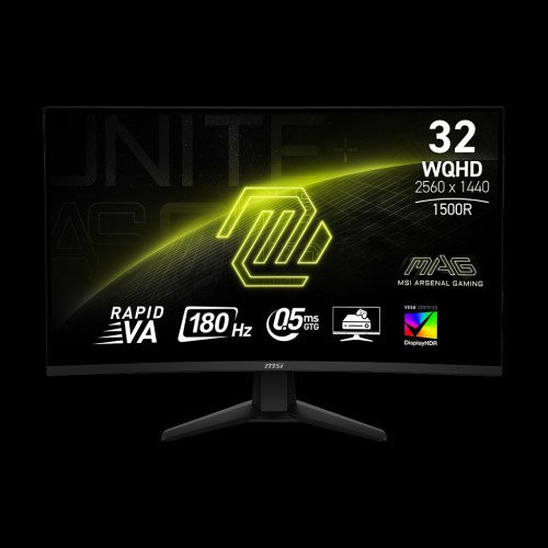 MSI MAG 32CQ6F 32" Curved WQHD Gaming Monitor – 180Hz Rapid VA