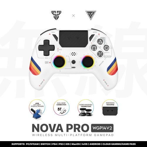 Fantech Nova Pro WGP14 V2 Wireless Hall Effect Gamepad – Nova Pro StarOne (BT 5.3, 6-Axis Gyro)