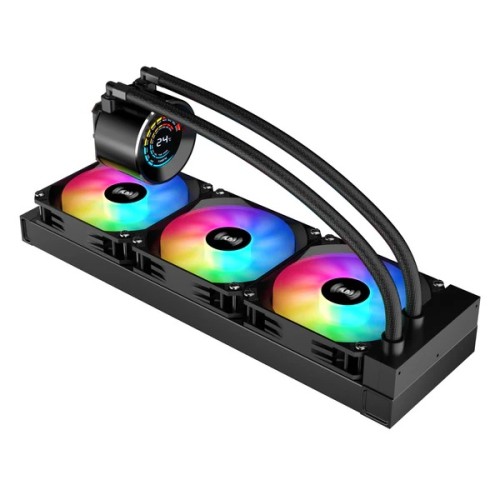 SAMA T360 CPU Liquid Cooler – Black & Clear