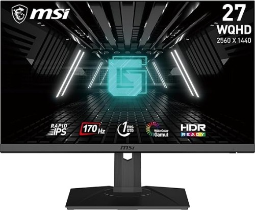 MSI G274QPF E2 27" Gaming Monitor, WQHD 2560 X 1440, 180Hz, 1ms, HDR Ready, Adaptive-Sync, Tilt/Swivel/Pivot/Height Adjustable