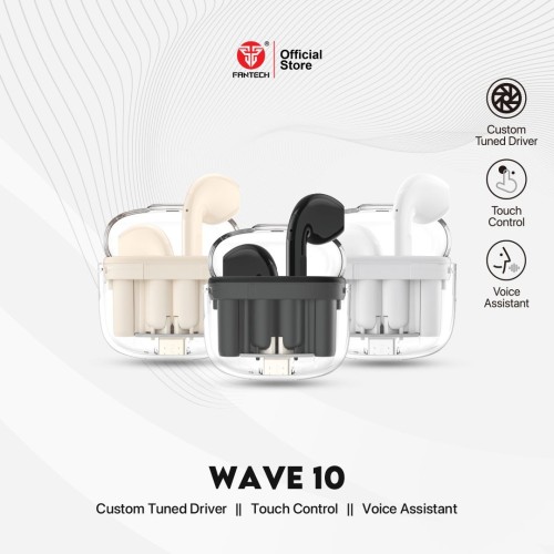 Wave 10 TW10 TWS Bluetooth Wireless Earbuds – Type-C Fast Charging