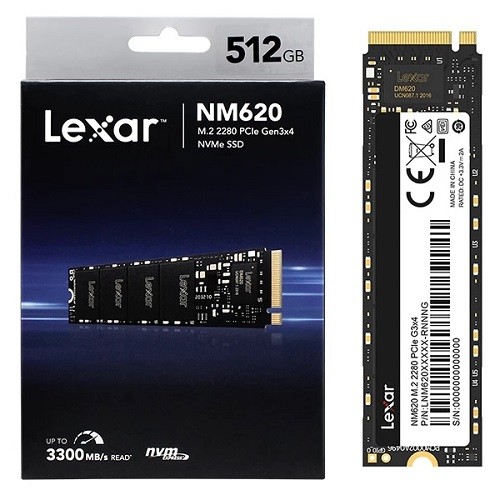Lexar® NM620 M.2 2280 NVMe SSD 512GB