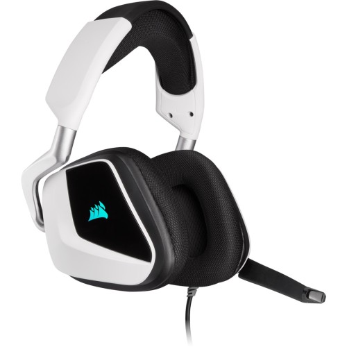 Corsair Void RGB Elite USB Premium Gaming Headset With 7.1 Surround Sound, White