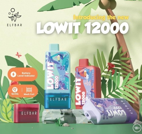 Elf Bar Lowit 12K Disposable Vape Battery Cartage Set