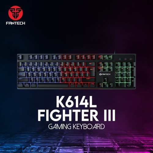 K614L Fighter III RGB Backlit Wired Gaming Keyboard