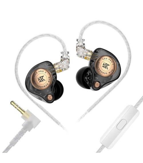 KZ EDX Pro 2 IEM With 3.5mm Plug – Black