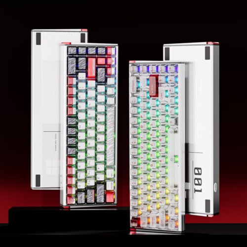 DAREU A68 Ice Blade Magnetic Gaming Keyboard | Silver Aluminum | RGB
