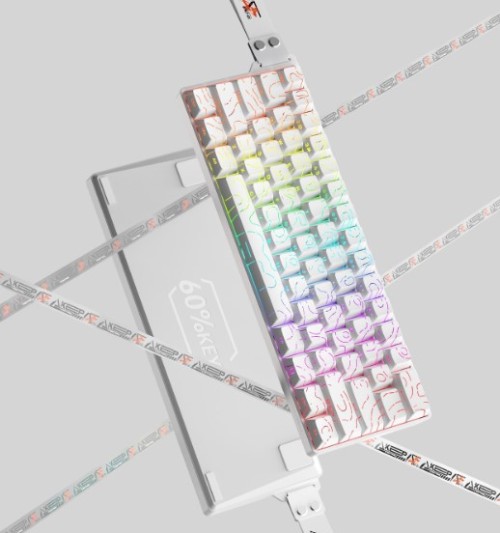 DAREU COOL60 Wired 8K Magnetic Gaming Keyboard | 0.01mm Rapid Trigger