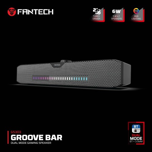 Fantech GS303 Groove Bar Dual-Mode RGB Gaming Speaker