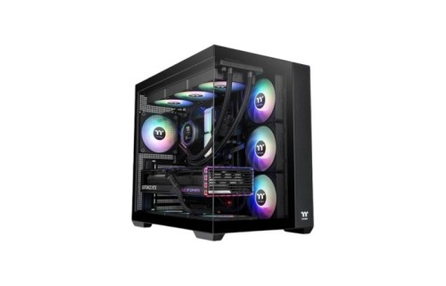 Thermaltake View 380 TG ARGB Black Mid-Tower ATX PC Case Black