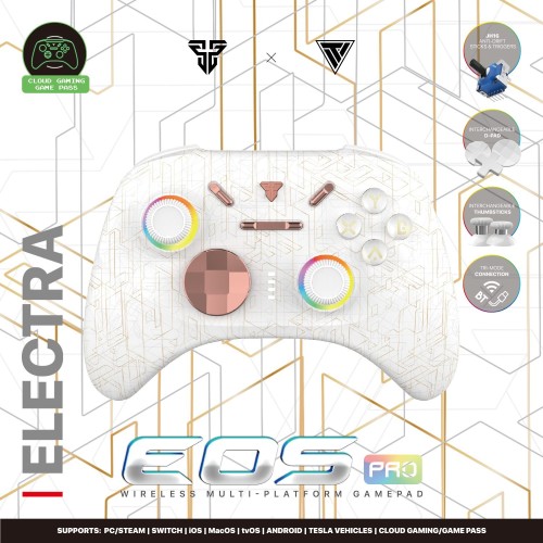 WGP15 EOS Pro Wireless Multi-Platform Gaming Controller – Electra (BT 5.0, 18H Battery)