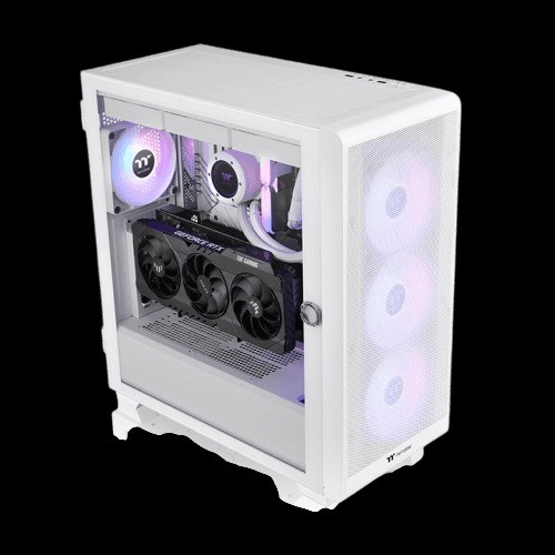 Thermaltake S250 TG ARGB Snow Mid-Tower Chassis – White