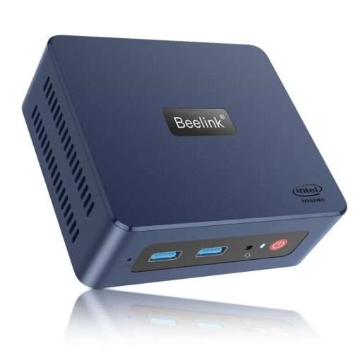 Beelink Office Mini PC MINIS Intel N5095 8GB RAM 256GB SSD, Windows 11 Pro