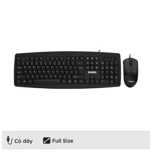 SAMA GT200 Wired Office Series Keyboard And Mouse Combo