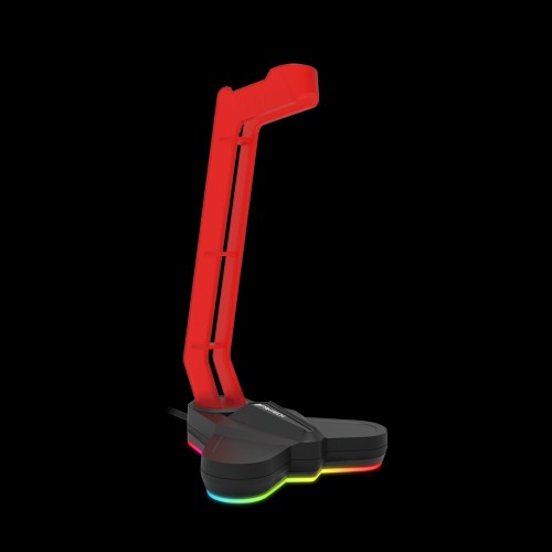 TOWER AC3001 Headset Stand – Red (Durable, Anti-Slip, Triangular Base)