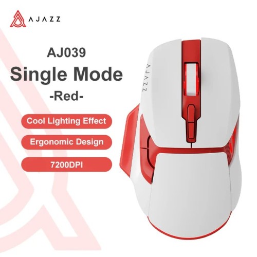 AJ039 Wired Red And White