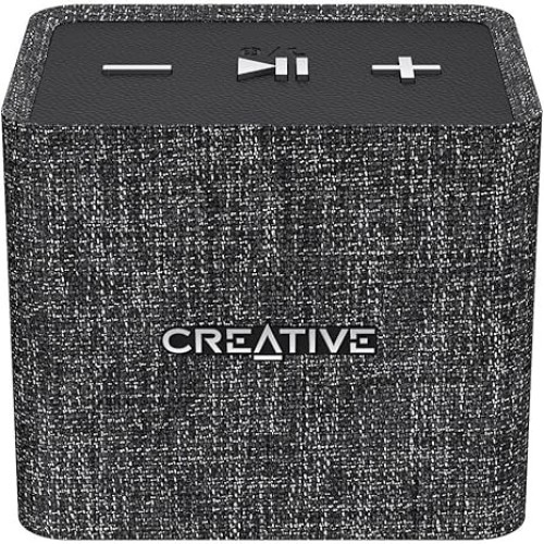 Creative NUNO Micro Minimalistic Cube-Sized Mini Portable Bluetooth Speaker (Black)