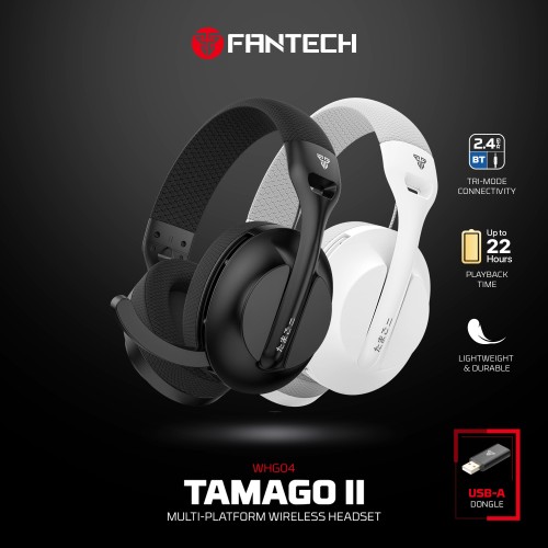 Fantech WHG04 Tamago II Wireless Gaming Headset – Tri-Mode | Multi-Platform
