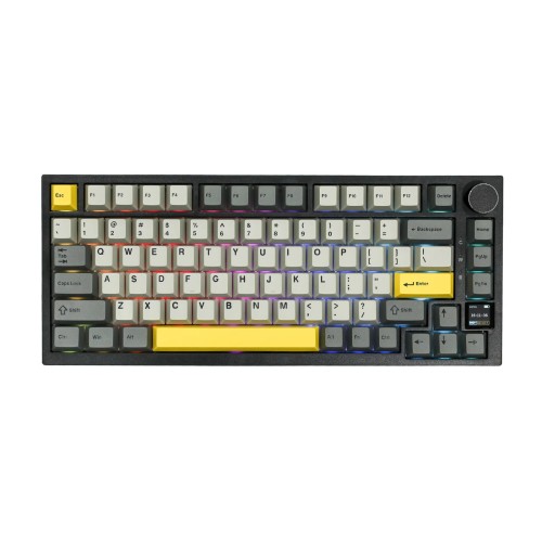 AJAZZ AK820 PRO: 75% Gasket-Mounted Mechanical Keyboard With TFT Screen Bluetooth 5.1/2.4G Wireless & Type-C