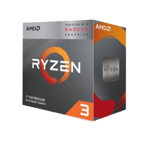 AMD Ryzen 3 3200G CPU / Unlocked / 4 Cores / 4 Threads / 3.6GHz Base / 4.0GHz Boost / Radeon Vega 8 Graphics / 65W TDP