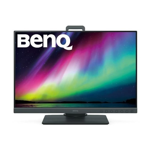 BenQ SW240,WUXGA 1920x1200 IPS 24" Monitor,16:10,100% SRGB,95% DCI-P3,99% Adobe RGB,Pantone Validated,Calman Verified,Delta E<2,H/W Calibration,3D-LUT, HDMI,DP,USB,DVI-DL,Shading Hood(Optional),Grey