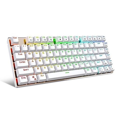 E-Yooso Z-686 Mechanical Gaming Keyboard 65% Compact Keyboard RGB Backlit (Red Switch)